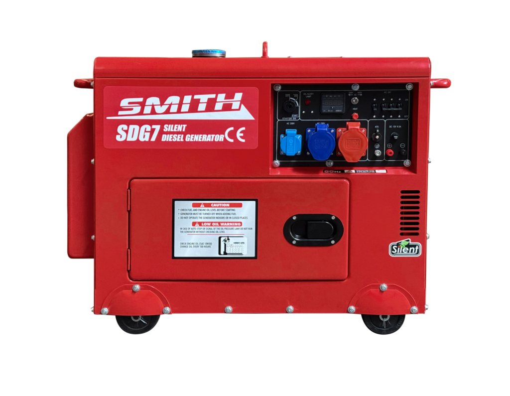 7kW Silent Diesel Generator – Electric Start, AVR, 15L - 1.399 €