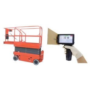 SMITH AS-X1012 electric scissor lift, working height 12 m, platform 10 m, 320 kg